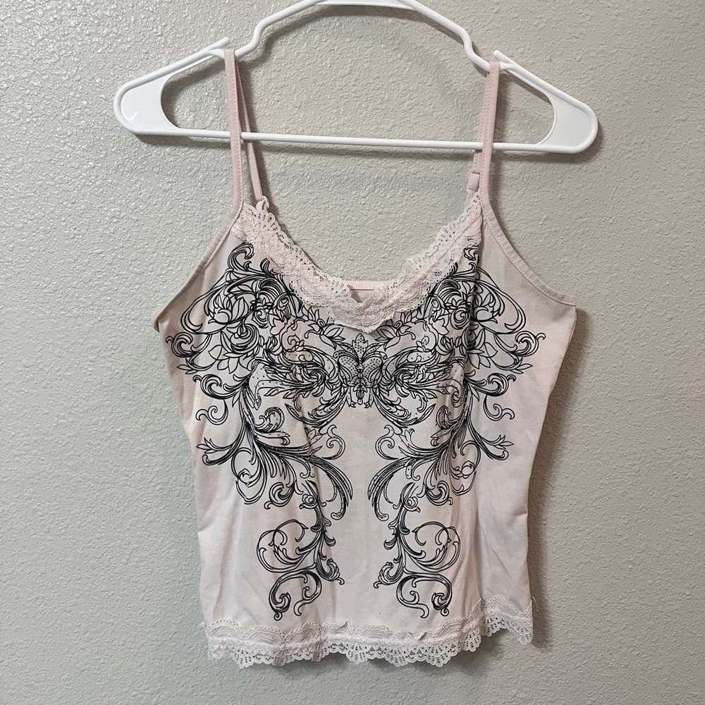 Women's Lace Trim Camisole Top